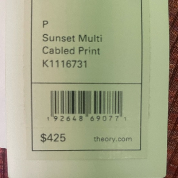 Theory viscose ( cardigan ) sweater this could be used as a sexy dress top too - Picture 12 of 12